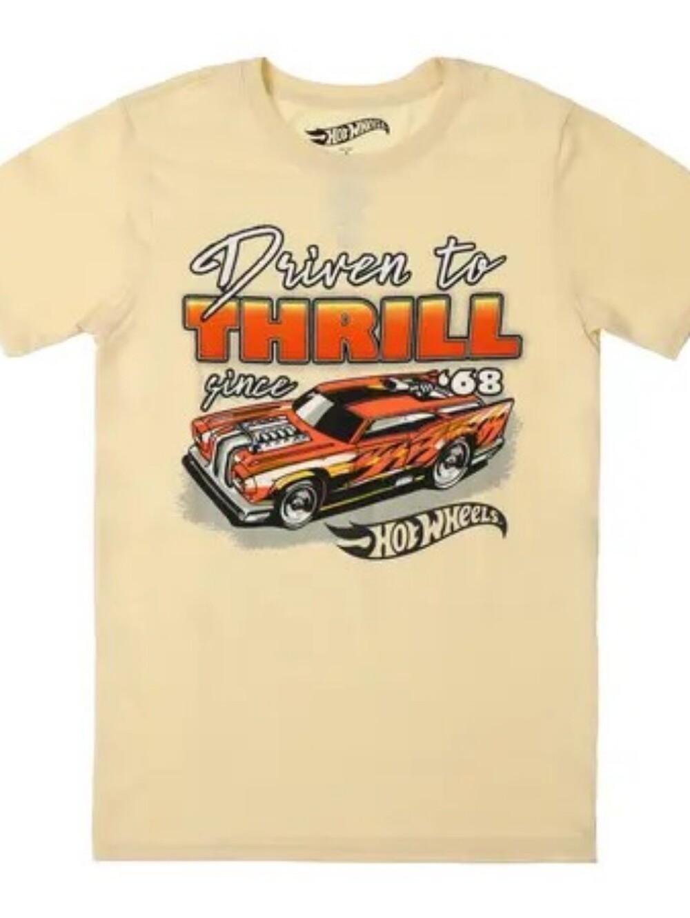 Hot Wheels “Driven to Thrill” Graphic Tee – Size Medium